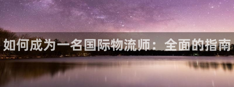 28圈注册链接:如何成为一名国际物流